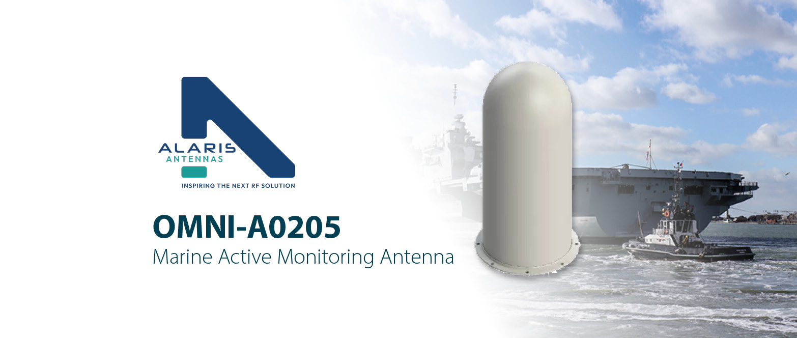 Introducing the OMNI-A0205 Marine Active Monitoring Antenna from Alaris Antennas