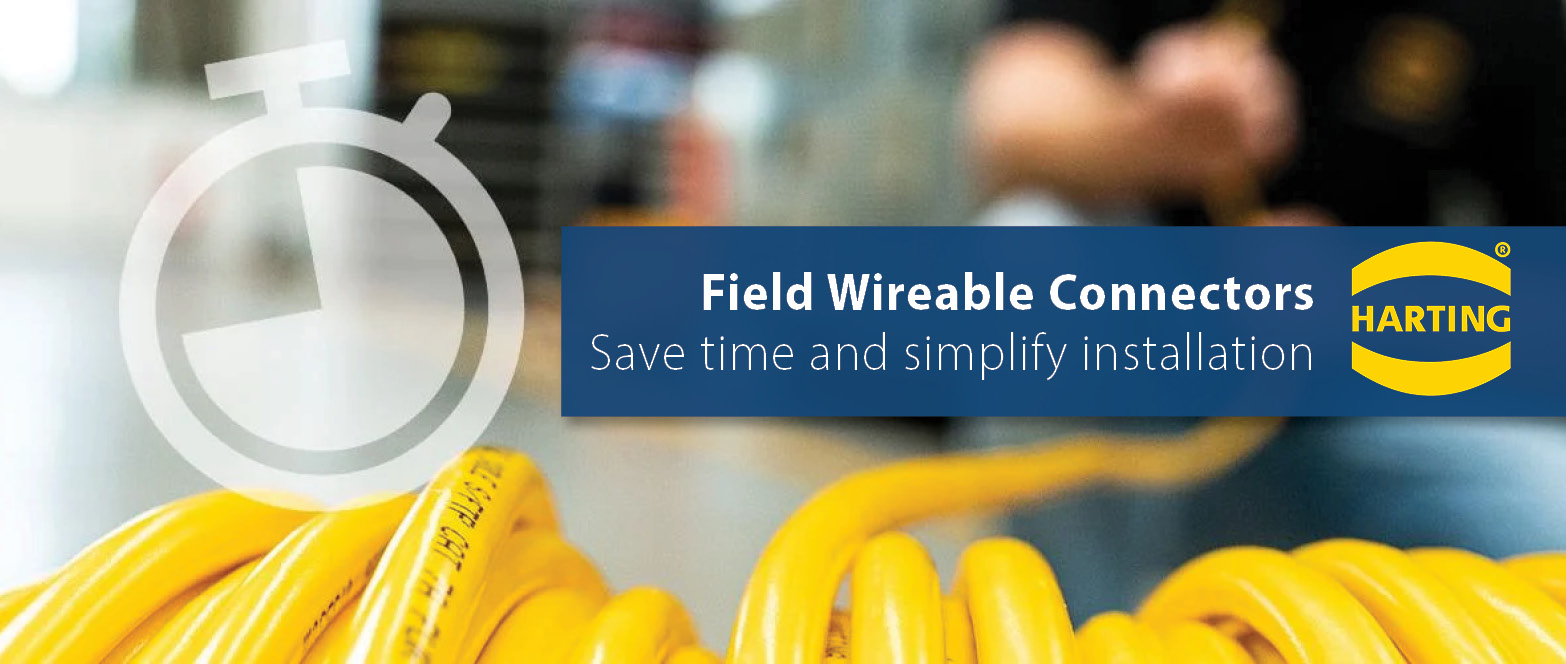 HARTING Field Wireable Connectors: Save up to 25% time and simplify the installation of ethernet networks