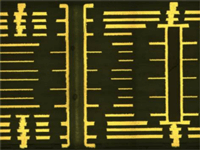 18 layer with 4 levels stacked Cu filled 75 &mu;m &mu;via