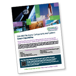 Electronic Components, Systems and Test Solutions for Space Applications