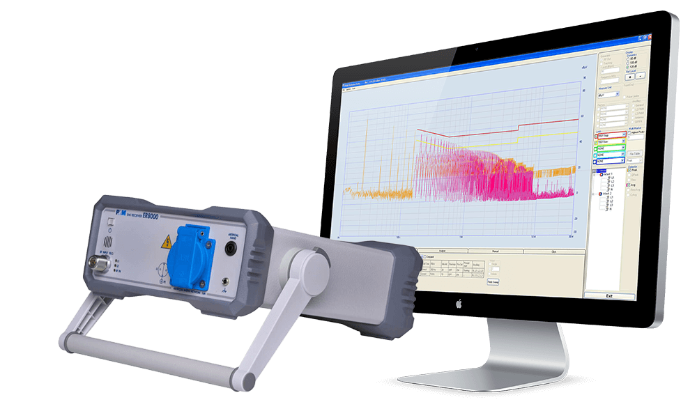 EMI Receiver (9-kHz&ndash;3-GHz) with Internal LISN and Software