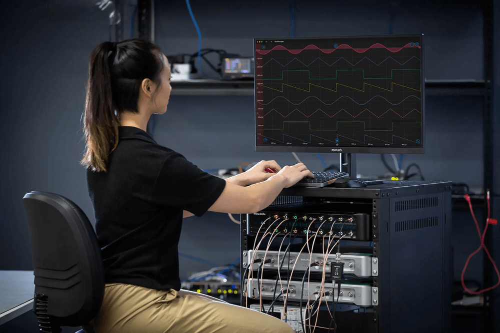 liquid instruments moku-delta oscilloscope